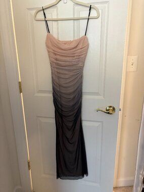 Zara Women's Grey and Black Dress